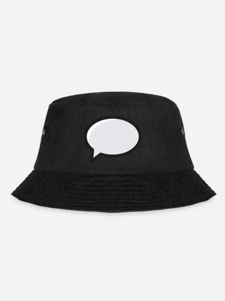 Sprechblase Comic Cartoon - Bucket Hat - Schwarz