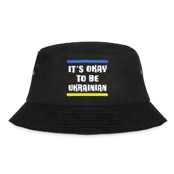 free ukraine slava ukraini zelenskyi ukrainian - Bucket Hat - black - Front - Lela (165cm)