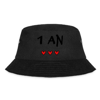 1 AN. 1er ANNIVERSAIRE. ANNIVERSAIRE 1 AN. ANNIV - Bob - noir - Devant - Lela (165cm)