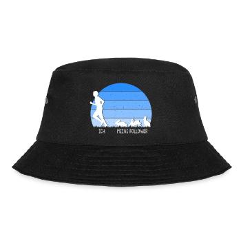 Ich Meine Follower Kaninchen Hasen Häschen Hase - Bucket Hat - Schwarz - Vorne - Lela (165cm)