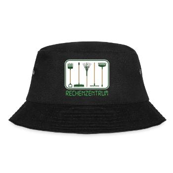 garten kleingarten biobauer rechenzentrum gärtner - Bucket Hat - Schwarz - Vorne - Lela (165cm)