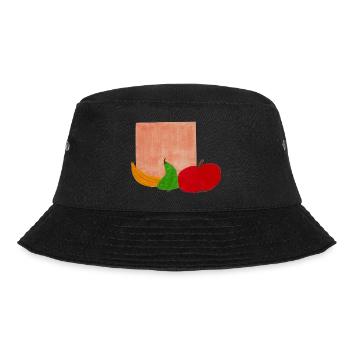 SquaredFruits - Bucket Hat - Schwarz - Vorne - Lela (165cm)