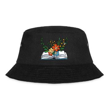 Lesen - Bucket Hat - Schwarz - Vorne - Lela (165cm)