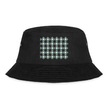 MANDELA PATTERN 3 150 - Bucket Hat - black - Front - Lela (165cm)