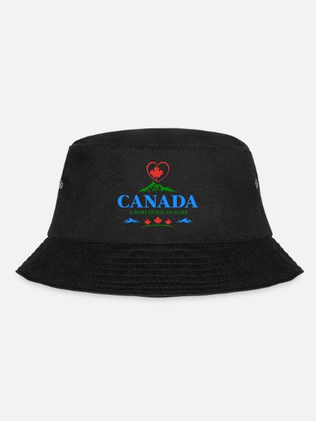 Canada Vancouver Montréal Toronto Maple Leaf Coeur - Bob - noir