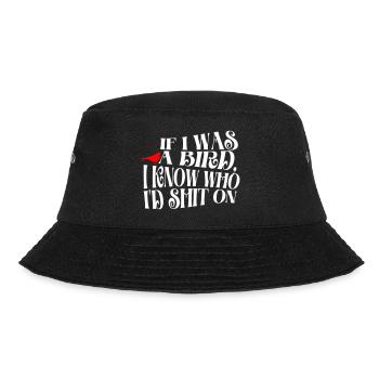 WENN ICH EIN VOGEL WÄRE - Bucket Hat - Schwarz - Vorne - Lela (165cm)