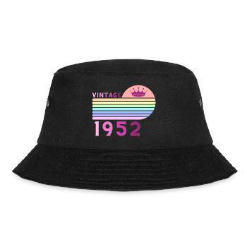 Anniversaire 70 ans vintage 1952 femme rose violet - Bob - noir - Devant - Lela (165cm)
