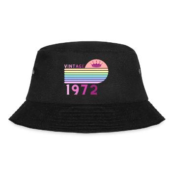 Anniversaire 50 ans vintage 1972 femme rose violet - Bob - noir - Devant - Lela (165cm)