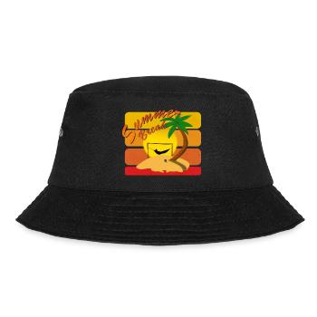 SummerBreak - Bucket Hat - Schwarz - Vorne - Lela (165cm)