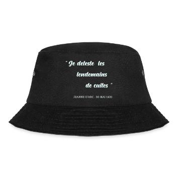 Je déteste les lendemains de cuites - Bob - noir - Devant - Lela (165cm)