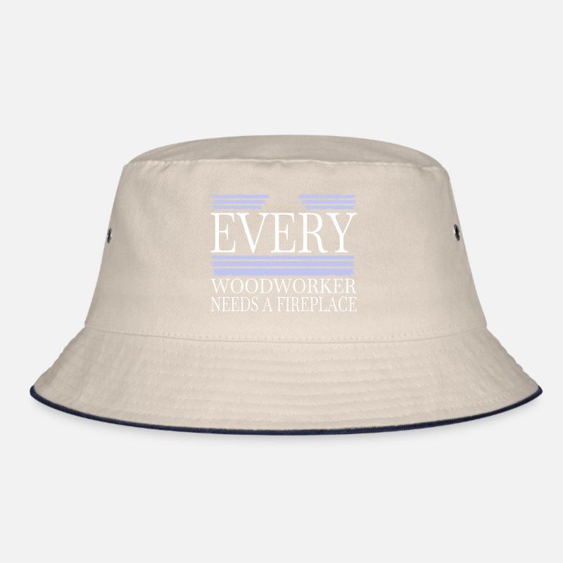 construction carpenter funshirt woodworking Bucket Hat