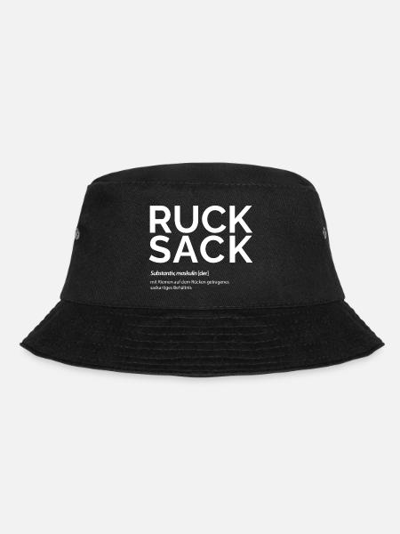 Rucksack Definition - Bucket Hat - Schwarz