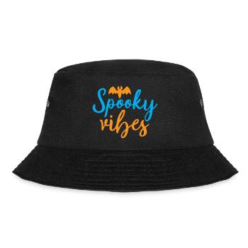 Spooky vibes- halloween humor - Bucket Hat - black - Front - Lela (165cm)