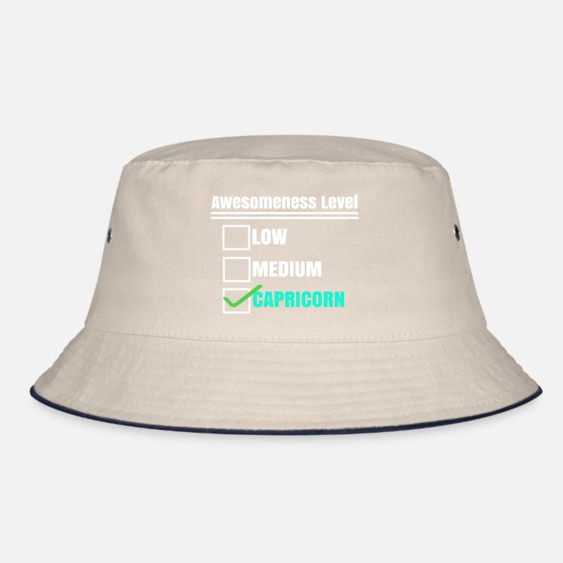 Horoskop Statement Sternzeichen Himmel Steinbock Bucket Hat