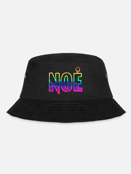 noe rs regenbogen - Bucket Hat - Schwarz