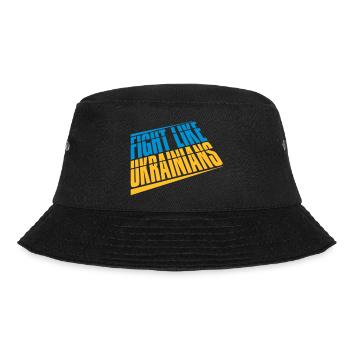 fight like ukrainians quote - Bucket Hat - black - Front - Lela (165cm)