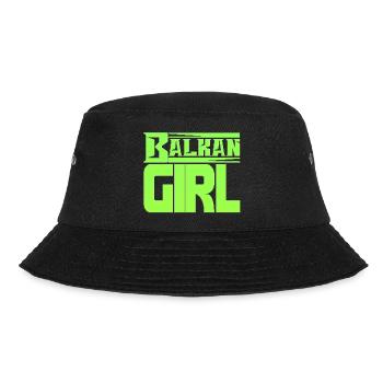 Balkan Kroatien Bosnien Serbien juge exyu Junge Mädchen - Bucket Hat - Schwarz - Vorne - Lela (165cm)