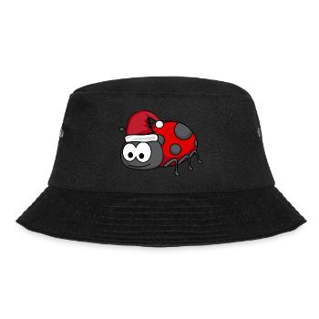 Ladybug Comic Christmas - Bucket Hat - black - Front - Lela (165cm)