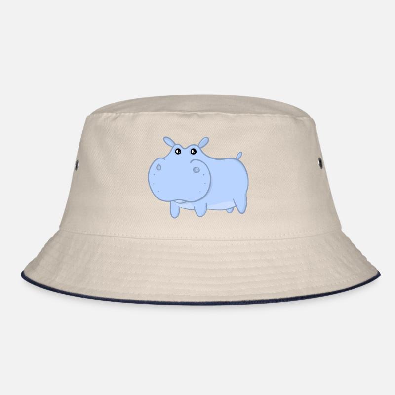 Henry das blaue Nilpferd Bucket Hat