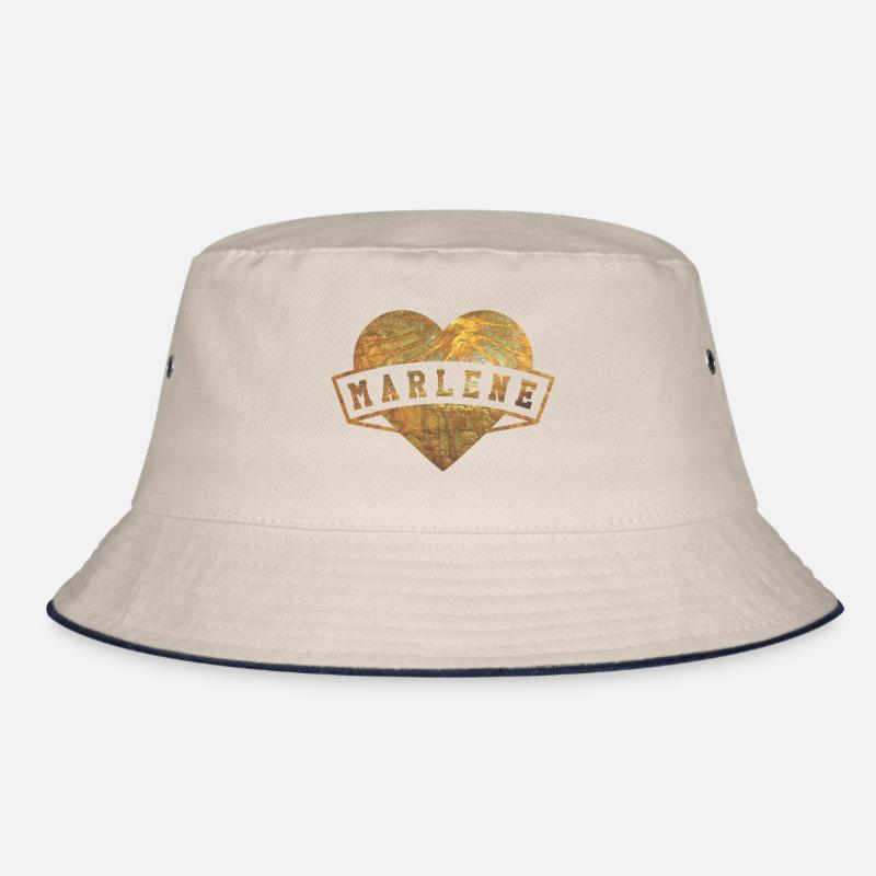 Marlene Herzen Gold Bucket Hat