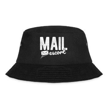 Briefträger Und Paket-Zusteller Für Postboten - Bucket Hat - Schwarz - Vorne - Lela (165cm)