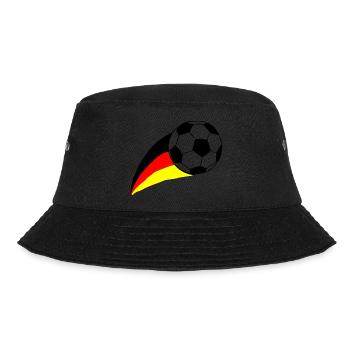 Fußball Soccer - Bucket Hat - Schwarz - Vorne - Lela (165cm)