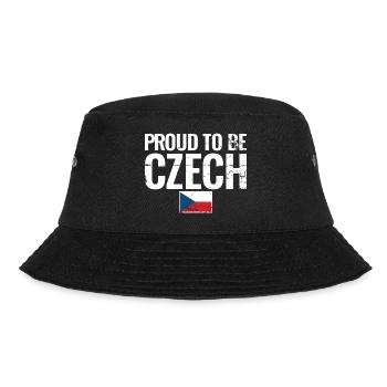 Proud To Be Czech Czech Republic Czech Flag - Bucket Hat - black - Front - Lela (165cm)