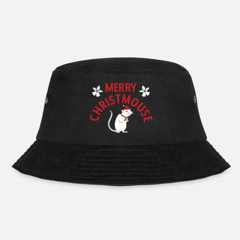 Nagetier Maus Ratte - Bucket Hat - Schwarz