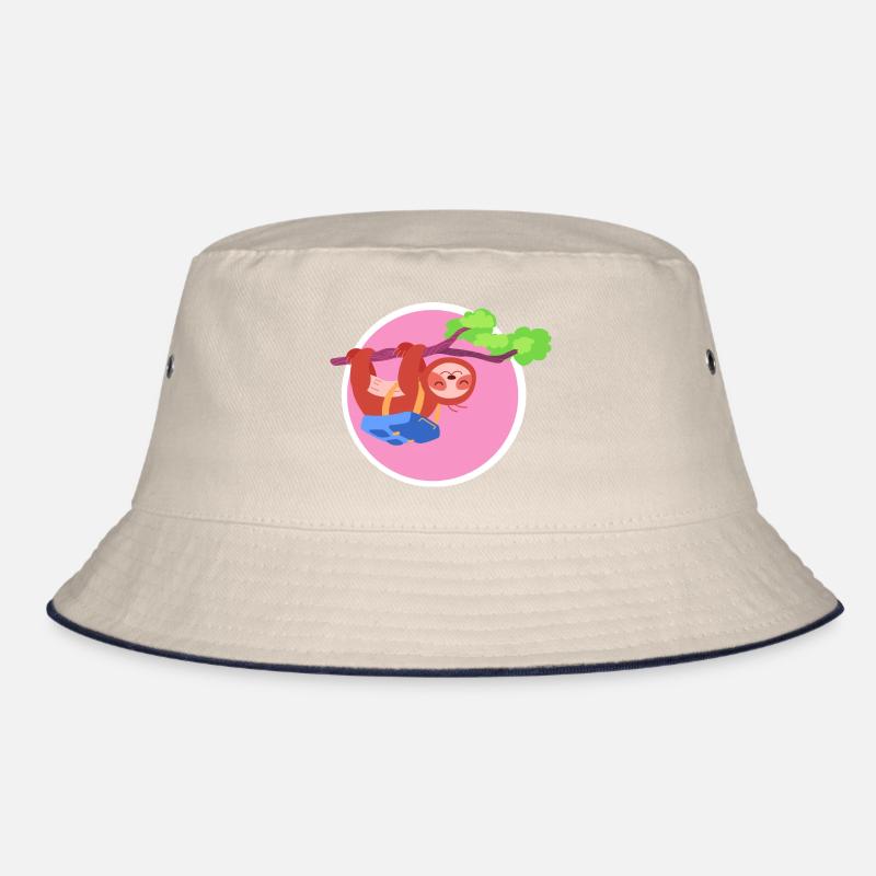 Faultier rosa Bucket Hat
