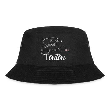 Je vais être tonton - Bob - noir - Devant - Lela (165cm)