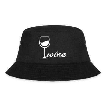 Beer Beer Wine Vino Party - Bucket Hat - black - Front - Lela (165cm)