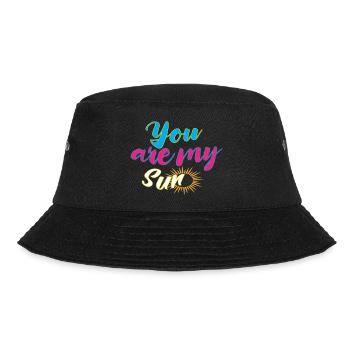You are my Sun - Bucket Hat - Schwarz - Vorne - Lela (165cm)
