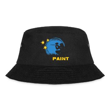 Paintball legend Gotcha paintball player - Bucket Hat - black - Front - Lela (165cm)