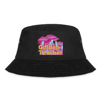 Golden Teacher - Bucket Hat - Schwarz - Vorne - Lela (165cm)