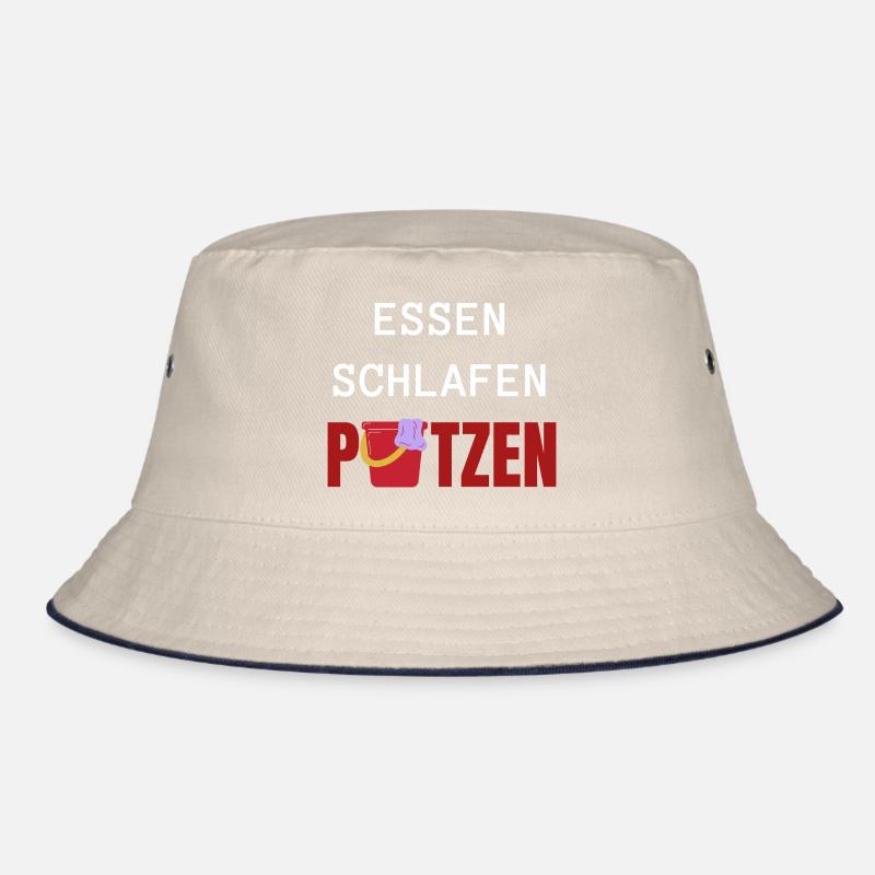 ESSEN SCHLAFEN PUTZEN Bucket Hat
