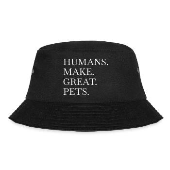 51 fun alien lovers statement quote present animal - Bucket Hat - Schwarz - Vorne - Lela (165cm)