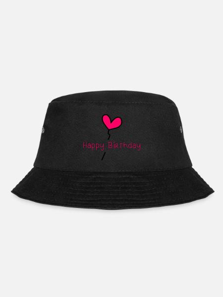 JAHRESTAG. ALLES GUTE ZUM GEBURTSTAG!. ALLES GUTE ZUM GEBURTSTAG!. - Bucket Hat - Schwarz