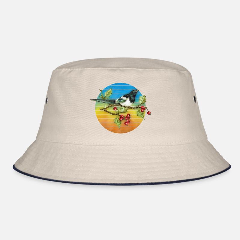 Bunter Vogel Bucket Hat