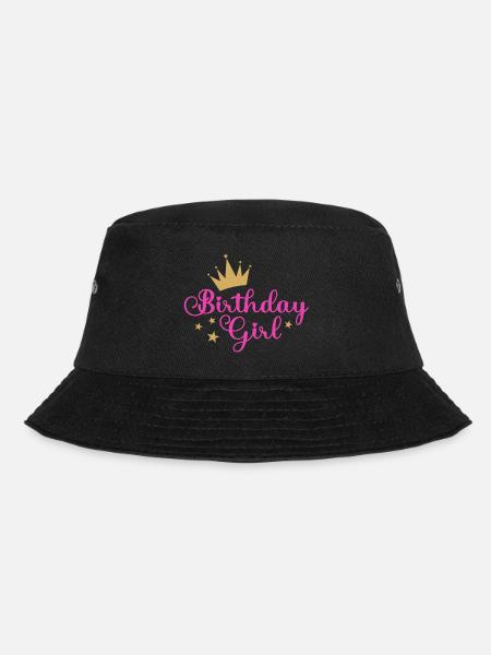 Birthday Girl - Bucket Hat - Schwarz