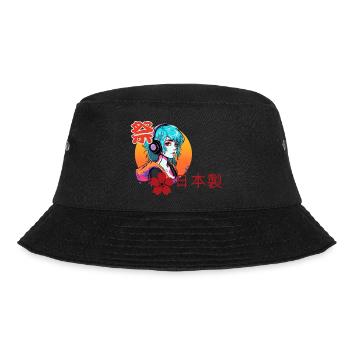 Anime Vibes - Fabriqué au Japon - Bob - noir - Devant - Lela (165cm)