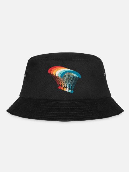 Skydive Evolution: Paraglider Design - Bucket Hat - black
