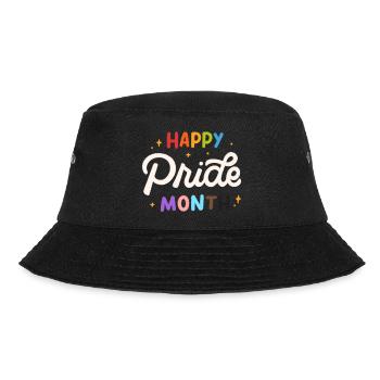 Happy Pride Month - Bucket Hat - Schwarz - Vorne - Lela (165cm)