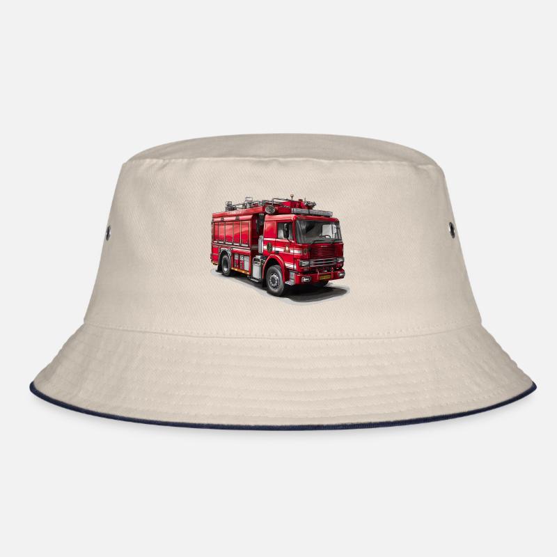 Mit Feuerwehrautos Brände bekämpfen Bucket Hat