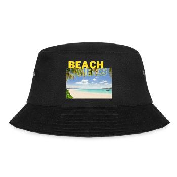 Beach 25 - Bucket Hat - Schwarz - Vorne - Lela (165cm)