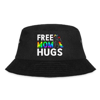 Free Mom Hugs - Bucket Hat - Schwarz - Vorne - Lela (165cm)
