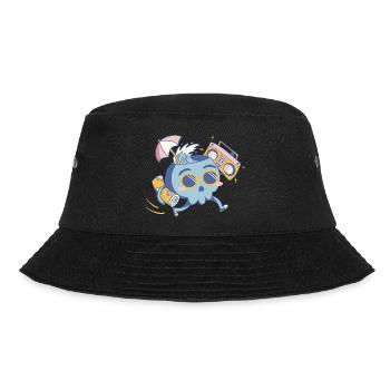 Sommer - Bucket Hat - Schwarz - Vorne - Lela (165cm)