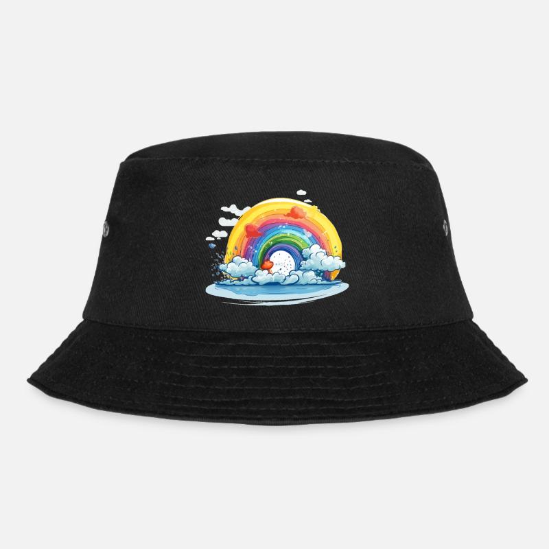 Regenbogen Pride - Bucket Hat - Schwarz