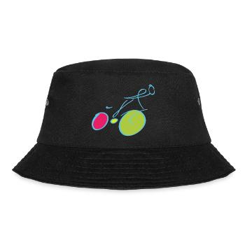 Radfahrer - Bucket Hat - Schwarz - Vorne - Lela (165cm)