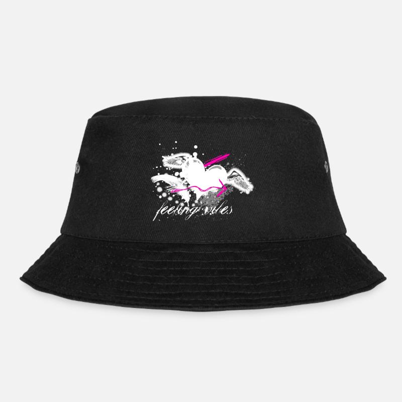 Feeling Vibes - Bucket Hat - Schwarz