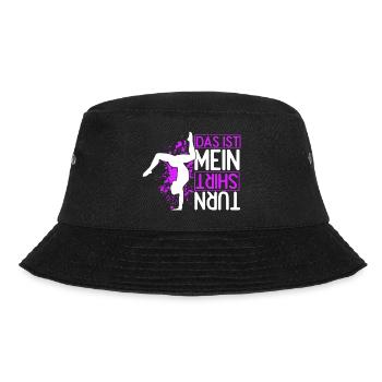 Turnen Gymnsatik Handstand Trainer Sportverein Tur - Bucket Hat - Schwarz - Vorne - Lela (165cm)